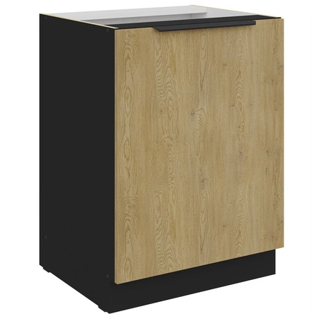 Zestaw mebli kuchennych Crotone 180 cm eleganckie szafki kuchenne o subtelnej i naturalnej kolorystyce idealny zestaw do małej kuchni