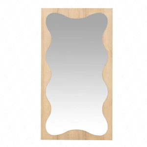 Lustro Noma 75x138 cm dąb riviera nowoczesne i funkcjonalne lustro dekoracyjne dodatek do przedpokoju lub garderoby prostokątne lustro