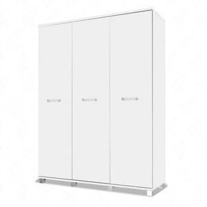 Szafa Maximus 150 cm biała nowoczesny design mebla wysoka jakość wykonania obrzeża szafy wykończone specjalną okleiną