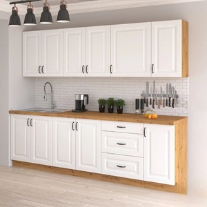 Zestaw mebli kuchennych Scandi 260 cm szafki doskonale prezentują się we wnętrzach skandynawskich klasycznych oraz nowoczesnych