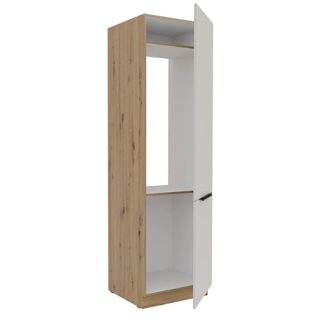 Słupek kuchenny Soela 60 LO-210 2F szafka do zabudowy lodówki metalowe uchwyty szafka odporna na działanie wilgoci i uszkodzenia