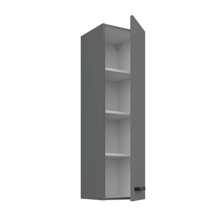 Szafka kuchenna wisząca Verdi 30 G-108 1F szafka odporna na działanie wilgoci i uszkodzenia czarny metalowy uchwyt