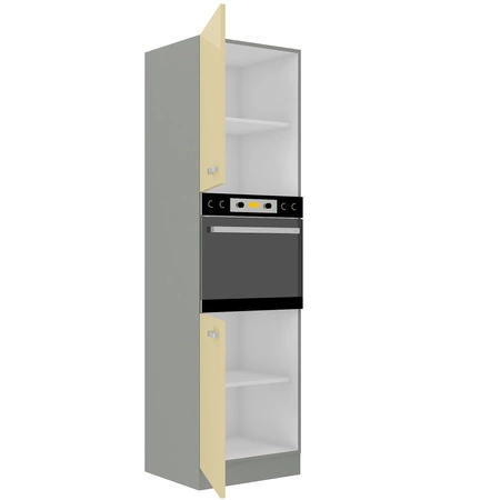 Słupek do zabudowy piekarnika Karmen 60 DP-210 2F szafka z szufladami odporna na parę wodną wysoką temperaturę i rozlane ciecze