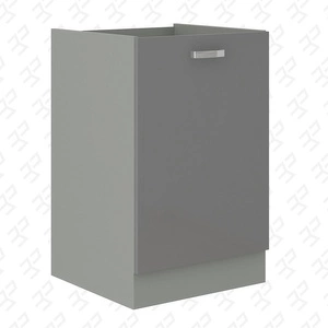 Szafka kuchenna stojąca z półką Grey 40 D 1F BB szafka odporna na parę wodną wysoką temperaturę i rozlaną ciecz