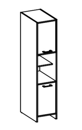 Zestaw mebli łazienkowych Mela biały / dąb sonoma meble do łazienki odporne na parę wodną wysoką temperaturę i rozlane ciecze