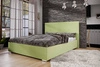 Łóżko tapicerowane Burgos 160x200 miętowe z zagłówkiem w nowoczesnym stylu idealne do sypialni