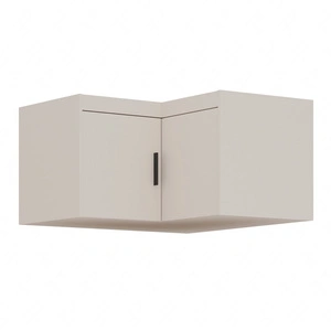 Nadstawka do szafy narożnej Rene beż piaskowy funkcjonalna szafka powiększy miejsce do przechowywania ubrań obuwia i dodatków