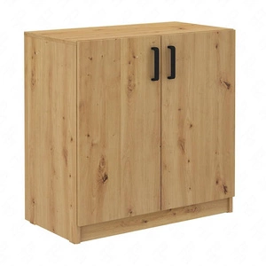 Komoda Makana 80 cm dąb artisan funkcjonalny mebel do biura gabinetu lub pokoju młodzieżowego