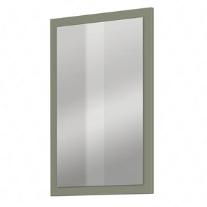 Lustro wiszące Cross 60x40 cm zielone funkcjonalny dodatek do przedpokoju lub garderoby nowoczesny design