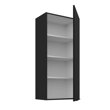 Szafka kuchenna wisząca Black 50 G-108 1F metalowy uchwyt krawędziowy szafka odporna na działanie wilgoci i uszkodzenia