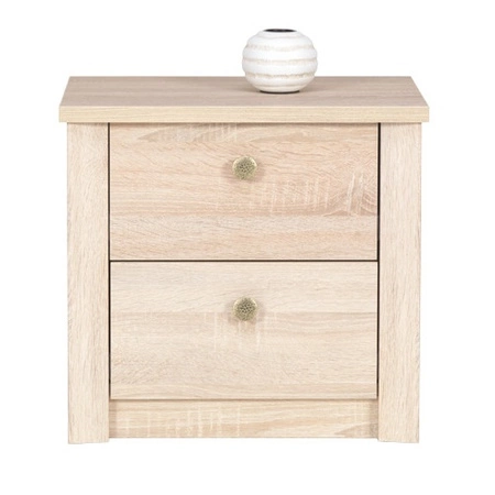 Zestaw mebli do sypialni Finezja dąb sonoma jasny klasyczny design, funkcjonalny i komfortowy zachwyci miłośników klasycznych wnętrz