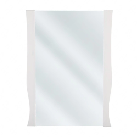 Zestaw mebli łazienkowych Elisabeth biały eleganckie drewniane szafki do łazienki stylowe wysokie nogi kontrastowe metalowe uchwyty