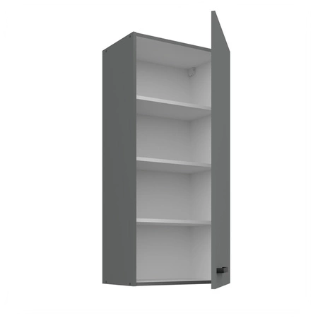 Szafka kuchenna wisząca Verdi 50 G-108 1F szafka odporna na działanie wilgoci i uszkodzenia czarny metalowy uchwyt