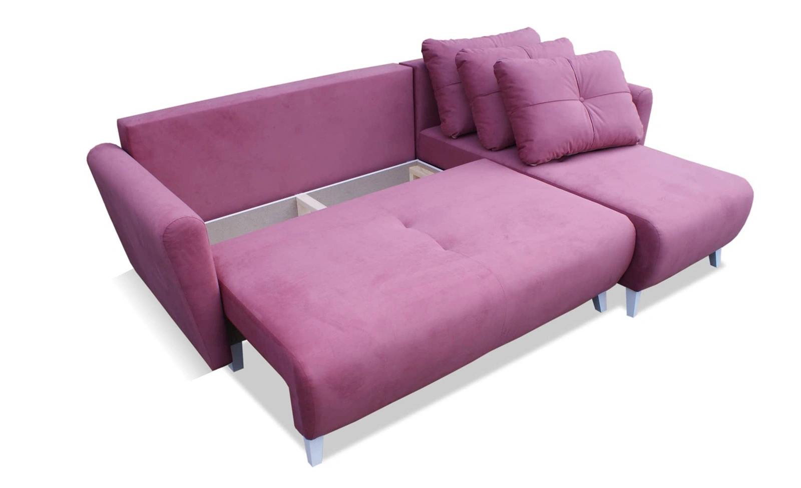 Narożnik z pojemnikiem na pościel Felicie Narożnik rozkładany