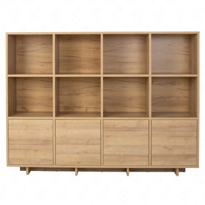 Komoda szeroka Noma 201 cm dąb riviera elegancka stylistyka prosta forma mebla wpisująca się w każde wnętrze fronty komody z systemem push to open