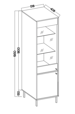 Zestaw mebli do salonu Kioto II beżowy stylowy design eleganckie meble w stonowanej kolorystyce wzbogacone złotymi wysokimi nogami