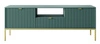 Zestaw mebli Lovro pastelowy zielony nowoczesny design meblościanka wzbogacona złotymi metalowymi dodatkami meble do salonu 