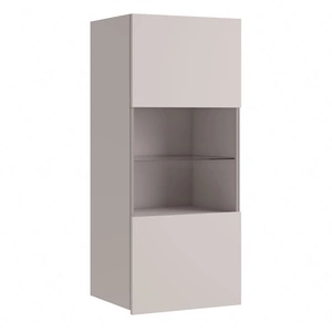 Witryna wisząca Apulia 45 cm beżowa minimalistyczny design stylowa witryna do salonu prosta bryła wpisująca się w każde wnętrze