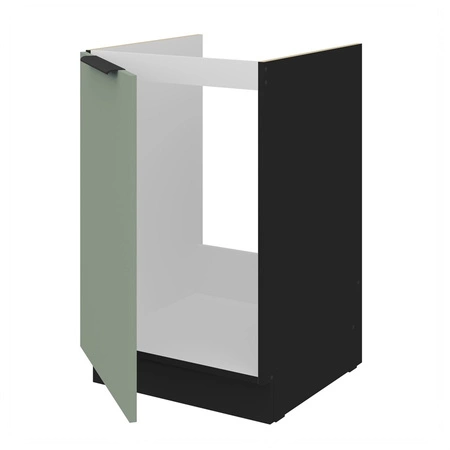 Zestaw mebli kuchennych Treviso Bl 390 cm stylowe szafki kuchenne z frontami wykonanymi w technologii anti fingerprint metalowe uchwyty