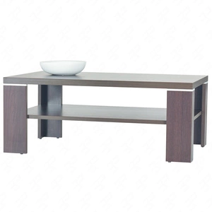 Stolik kawowy Achilles 68 cm kasztan wenge nowoczesny design mebla obrzeża stolika kawowego wykończone zostały specjalną okleiną