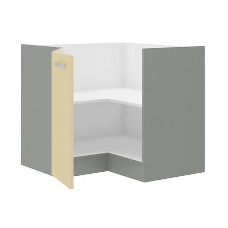 Szafka kuchenna narożna Karmen 90x90 DN 2F BB szafka odporna na parę wodną wysoką temperaturę i rozlaną ciecz