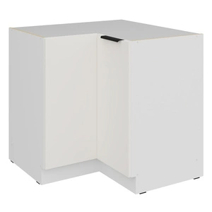 Szafka kuchenna narożna Corato Wh 90x90 DN 2F BB szafka odporna na uszkodzenia wykończenie frontów w technologii anti fingerprint