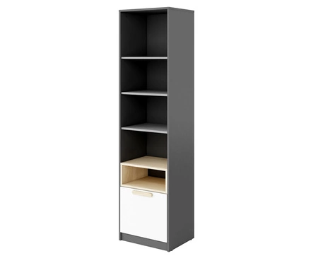 Zestaw mebli Pok grafit / szary / biały / buk ibsen stylowy zestaw mebli o nowoczesnym designie staranne wykończenie i modna kolorystyka