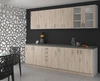 Zestaw mebli kuchennych Sold 260 cm niepowtarzalny styl szafek dopasuje się do wnętrza każdej kuchni