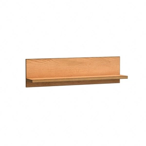 Półka Fonti 120 cm dąb karmel oryginalny design praktyczna półka na ścianę do salonu jadalni lub pokoju dziennego