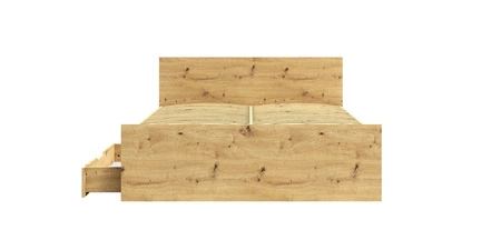 Zestaw mebli do sypialni Maxione dąb artisan eleganckie i uniwersalne meble do sypialni gustowne uchwyty wysoka jakość wykonania