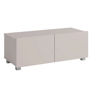 Szafka RTV Apulia 100 cm beżowa z możliwością podwieszenia minimalistyczny design prosta bryła wpisująca się w każde wnętrze