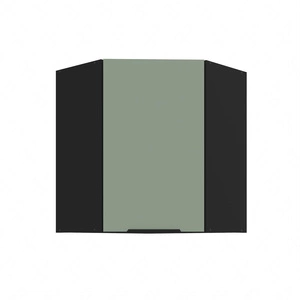 Szafka kuchenna narożna wisząca Treviso Ar 60x60 GN-72 1F odporna na uszkodzenia wykończenie frontów w technologii anti fingerprint