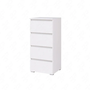 Komoda z szufladami Simple 45 cm biały funkcjonalny mebel do pokoju młodzieżowego salonu lub biura