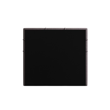 Łóżko kontynentalne Fresno 120x200 szare w nowoczesnym skandynawskim stylu z tapicerowanym zagłówkiem łóżko z pojemnikiem