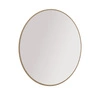 Lustro wiszące Ovalio 100 cm dąb cremona funkcjonalne okrągłe lustro doskonały dodatek do toaletki przedpokoju oraz sypialni