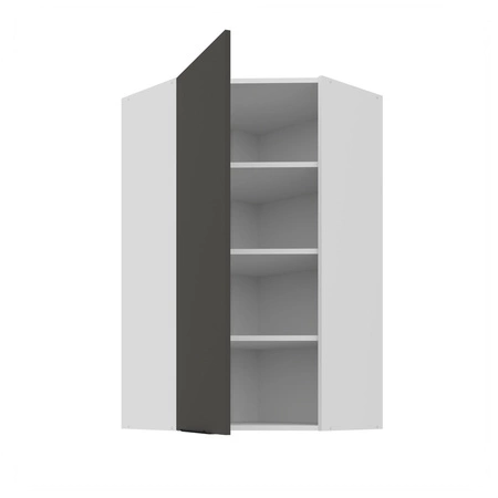 Szafka kuchenna narożna wisząca Aversa Wh 60x60 GN-108 1F odporna na uszkodzenia wykończenie frontów w technologii anti fingerprint