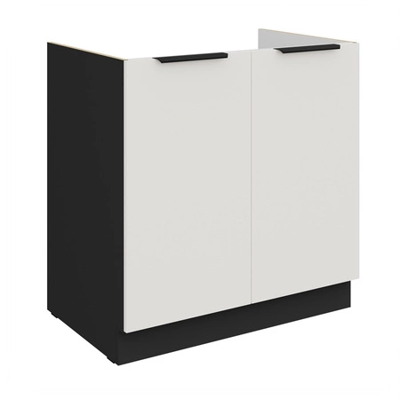 Szafka kuchenna pod zlewozmywak Corato Bl 80 ZL 2F BB szafka odporna na uszkodzenia wykończenie frontów w technologii anti fingerprint