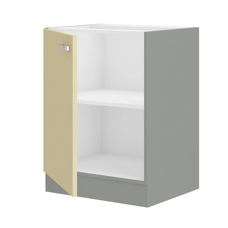 Szafka kuchenna stojąca z półką Karmen 60 D 1F BB szafka odporna na parę wodną wysoką temperaturę i rozlaną ciecz