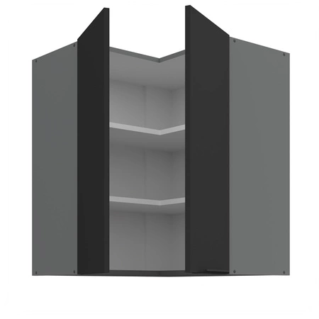 Szafka kuchenna narożna wisząca Alatri Ant 60x60 GN-72 2F odporna na uszkodzenia wykończenie frontów w technologii anti fingerprint