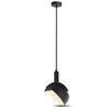 Lampa wisząca Rosh czarna stylowa lampa sufitowa do każdego wnętrza w minimalistycznym stylu funkcjonalny dekoracyjny ruchomy klosz
