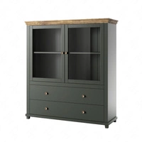 butelkowa zieleń / dąb lefkas