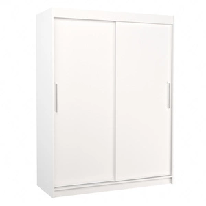 Szafa przesuwna Donna 150 cm biała funkcjonalna szafa o uniwersalnym designie doskonała propozycja do sypialni lub przedpokoju