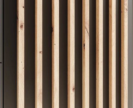 Szafa z lustrem Neri 102 cm biały / czarny stylowe lamele zdobiące drzwi szafy pojemne szuflady uchwyty krawędziowe