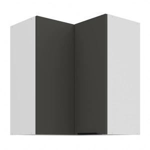 Szafka kuchenna narożna wisząca Aversa Wh 60x60 GN-72 2F odporna na uszkodzenia wykończenie frontów w technologii anti fingerprint