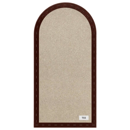 Panel tapicerowany Wally 30x80 cm bordowy stylowy panel ścienny płotek welurowa tkanina modne wykończenie każdej aranżacji