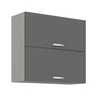 Szafka kuchenna wisząca Grey 80 GU-72 2F szafka odporna na parę wodną wysoką temperaturę i rozlaną ciecz