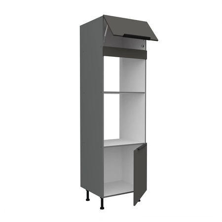 Słupek kuchenny Aversa Ant 60 DPM-215 2F szafka do zabudowy mikrofali i piekarnika fronty wykonane w technologii anti fingerprint