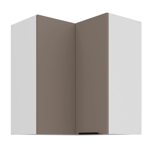 Szafka kuchenna narożna wisząca Fiuggi Wh 60x60 GN-72 2F odporna na uszkodzenia wykończenie frontów w technologii anti fingerprint