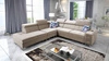 Narożnik z funkcją spania Hampton IX beżowy lewostronny stylowy i nowoczesny design narożnika idealny mebel do każdej aranżacji