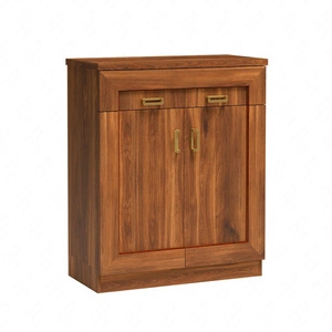 Komoda z szufladą Tade 90 cm dąb stuletni elegancki styl idealna komoda z metalowymi uchwytami do salonu lub biura w stylu klasycznym